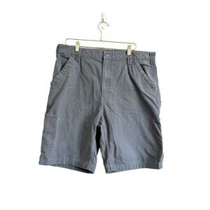Carhartt Cargo Utility Shorts‎ Men's 38 Gray Loosefit Canvas